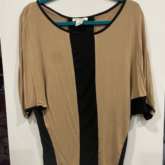 Tan and Black Shirt - Picture 2 of 2